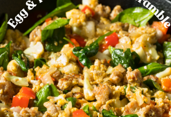 Egg & Turkey Sausage Scramble