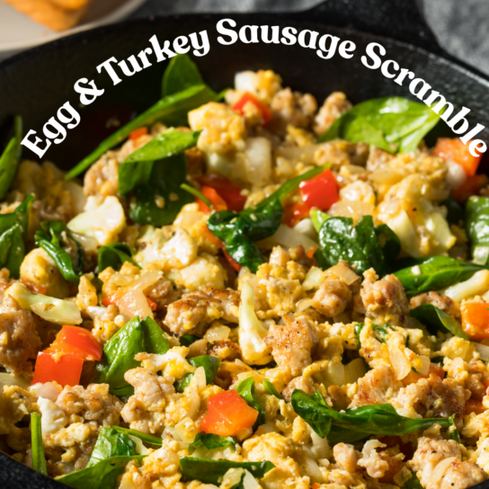 Egg & Turkey Sausage Scramble