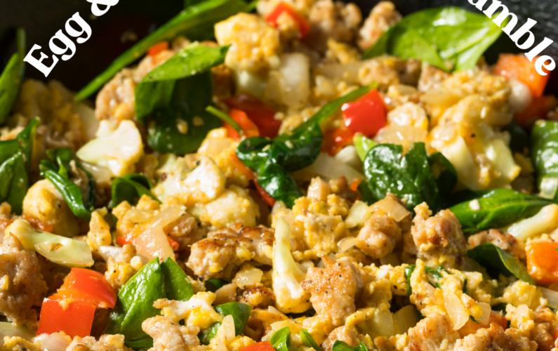 Egg & Turkey Sausage Scramble