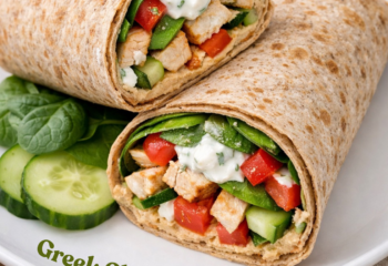 Greek Chicken Wrap