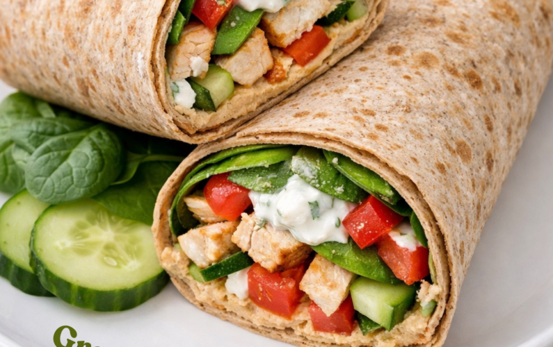 Greek Chicken Wrap