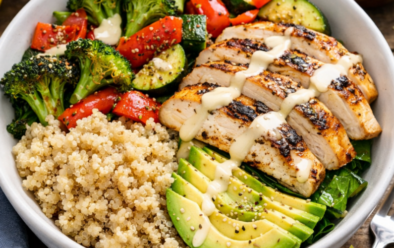 Grilled Chicken Power Bowl