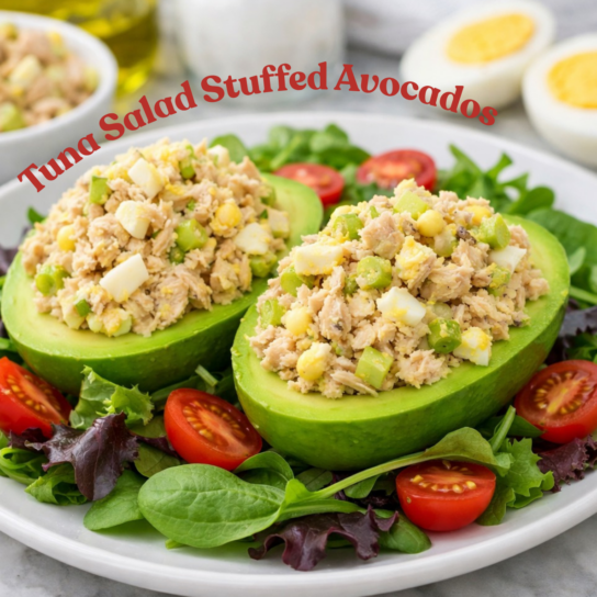 Tuna Salad Stuffed Avocados