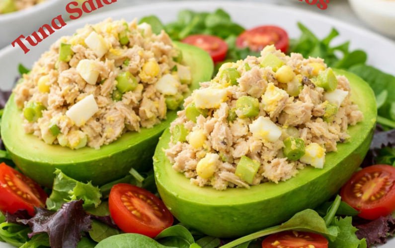 Tuna Salad Stuffed Avocados